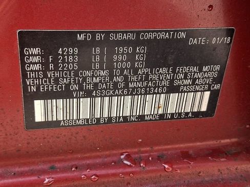 Used 2018 Subaru Impreza 2.0i Sport image 26