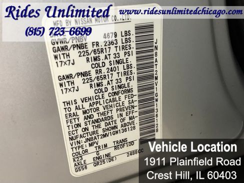 Used 2016 Nissan Rogue S AWD/4WD image 25
