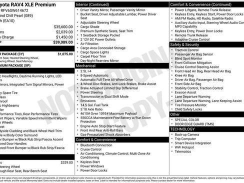 Used 2025 Toyota RAV4 XLE Premium w/ Weather Package image 11