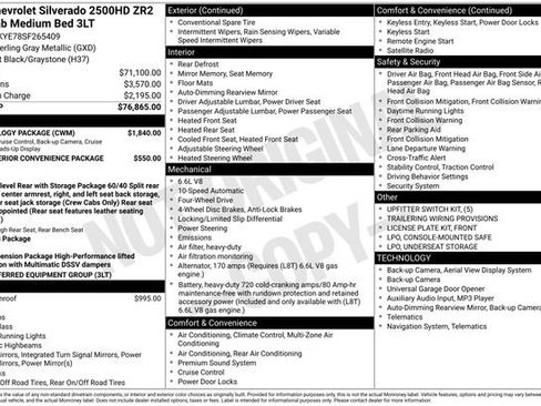 Used 2025 Chevrolet Silverado 2500 ZR2 w/ Technology Package image 10