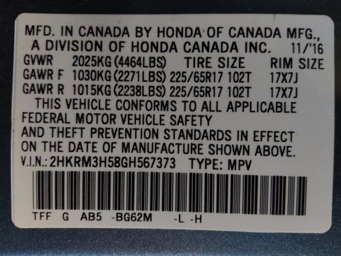 Used 2016 Honda CR-V EX image 33