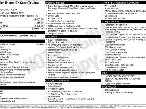 Certified 2024 Buick Encore GX Sport Touring AWD/4WD image 6