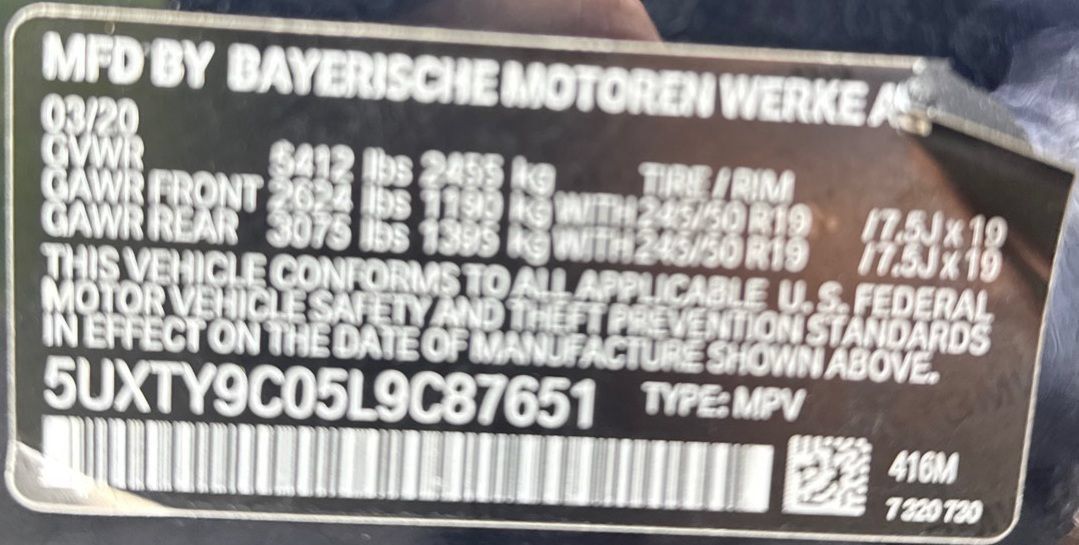 Used 2020 BMW X3 M40i w/ Driving Assistance Package AWD/4WD image 13