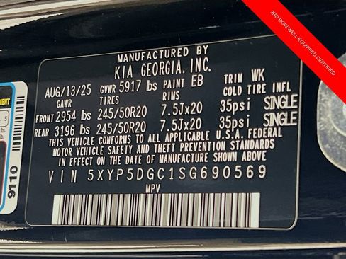 Certified 2025 Kia Telluride SX Prestige X-Line AWD/4WD image 10