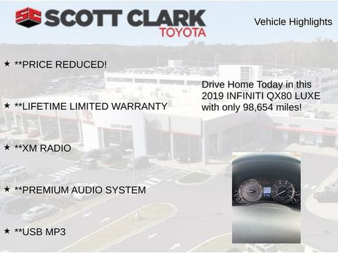 Used 2019 INFINITI QX80 Luxe w/ Proassist Package image 12