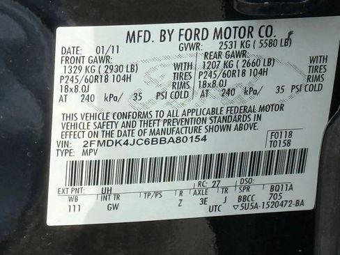 Used 2011 Ford Edge SEL w/ 202A Rapid Spec Order Code image 31