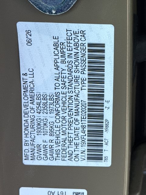 Used 2026 Honda Civic Sport image 17