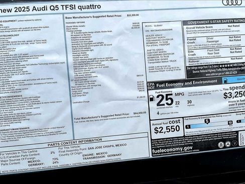 Used 2025 Audi Q5 Prestige image 16