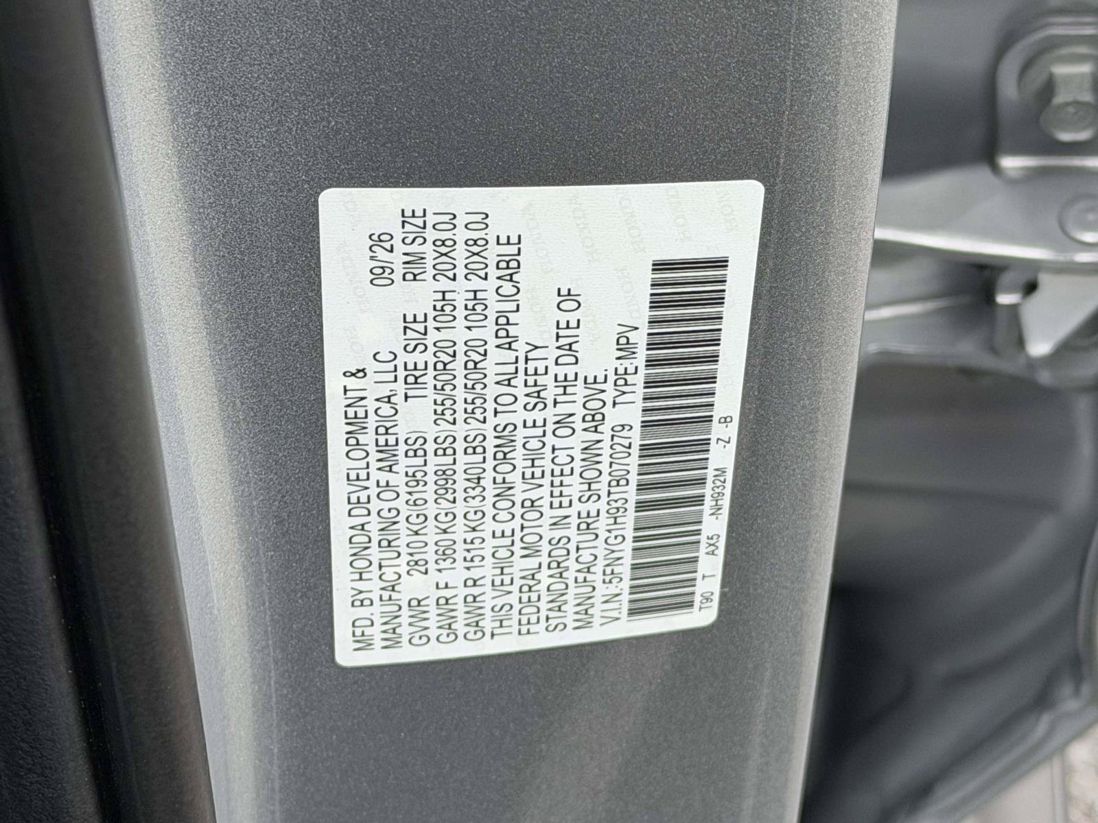 New 2026 Honda Pilot Black Edition image 23