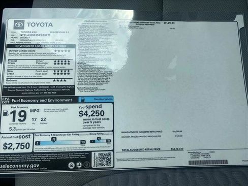 New 2025 Toyota Tundra SR5 image 18