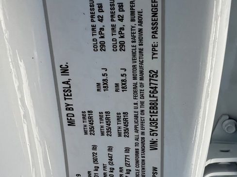 Used 2020 Tesla Model 3 Long Range image 37