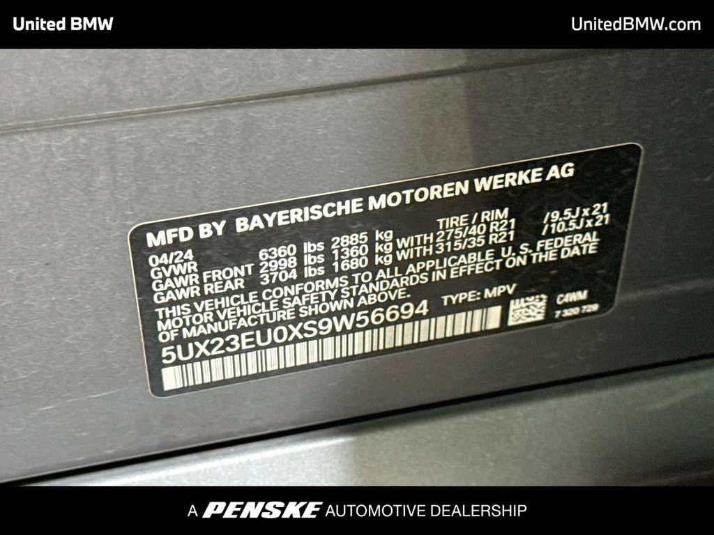 Used 2025 BMW X5 xDrive40i w/ M Sport Package AWD/4WD image 22