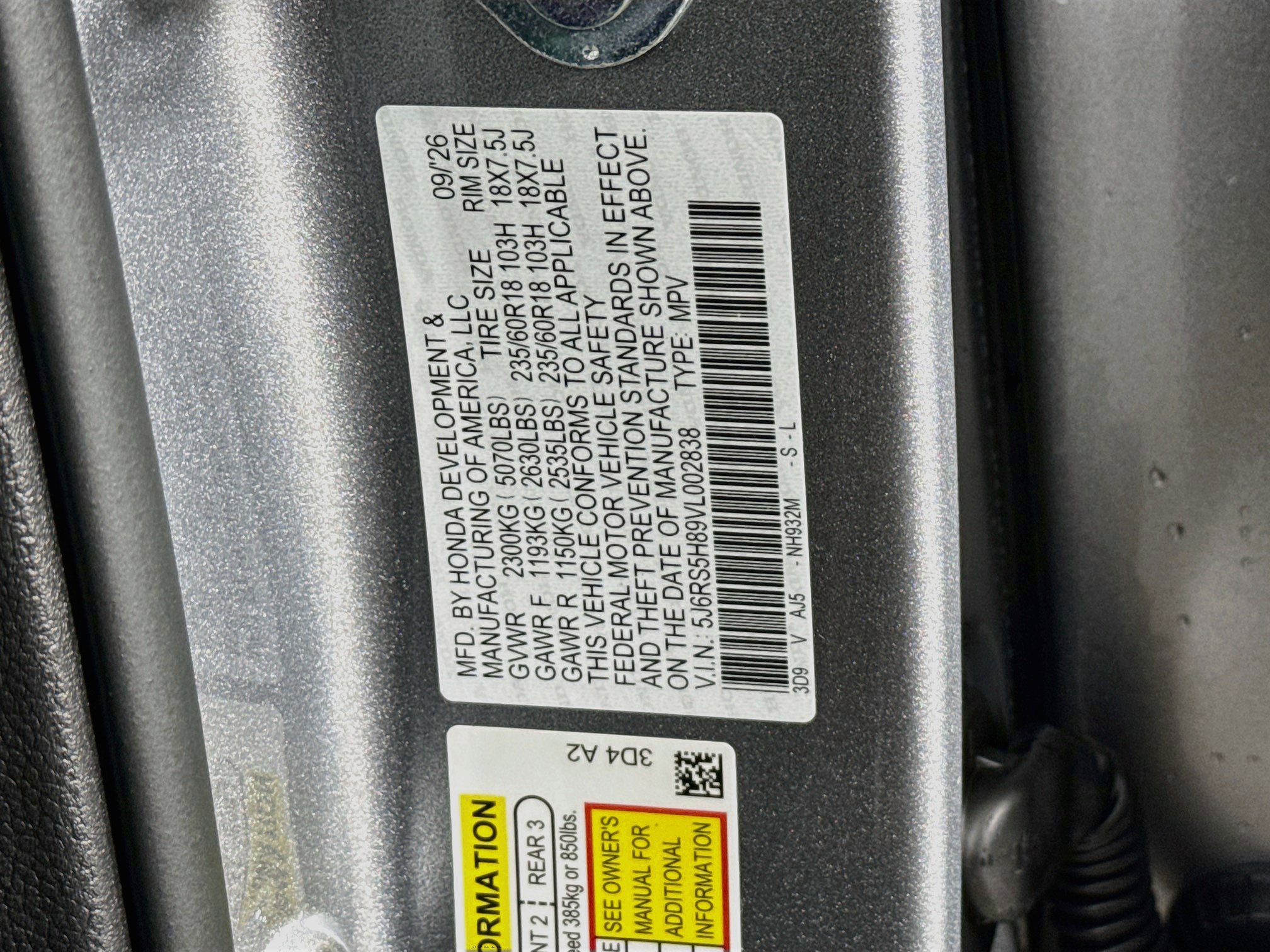 New 2027 Honda CR-V Sport-L image 38