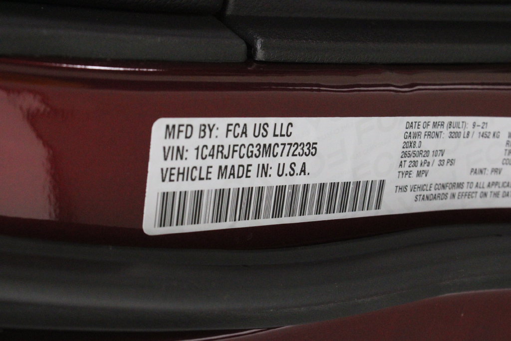 Used 2021 Jeep Grand Cherokee High Altitude AWD/4WD image 23