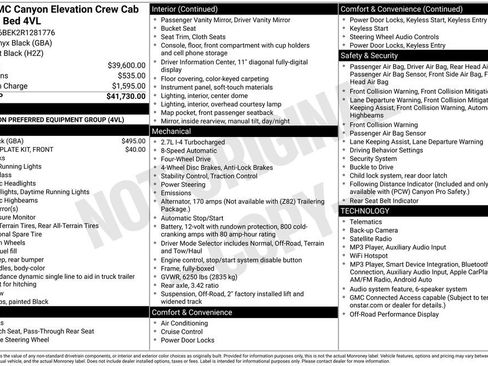 Used 2024 GMC Canyon Elevation AWD/4WD image 21