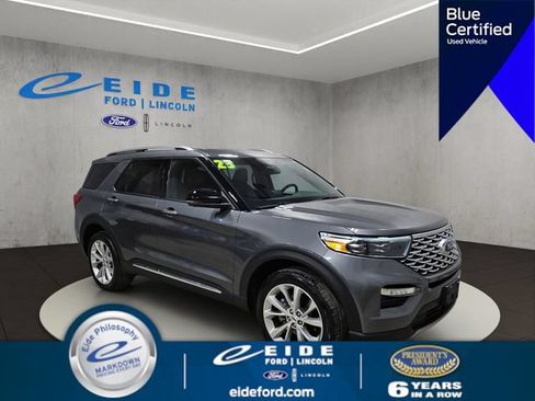 Certified 2023 Ford Explorer Platinum w/ Technology Package AWD/4WD image 1