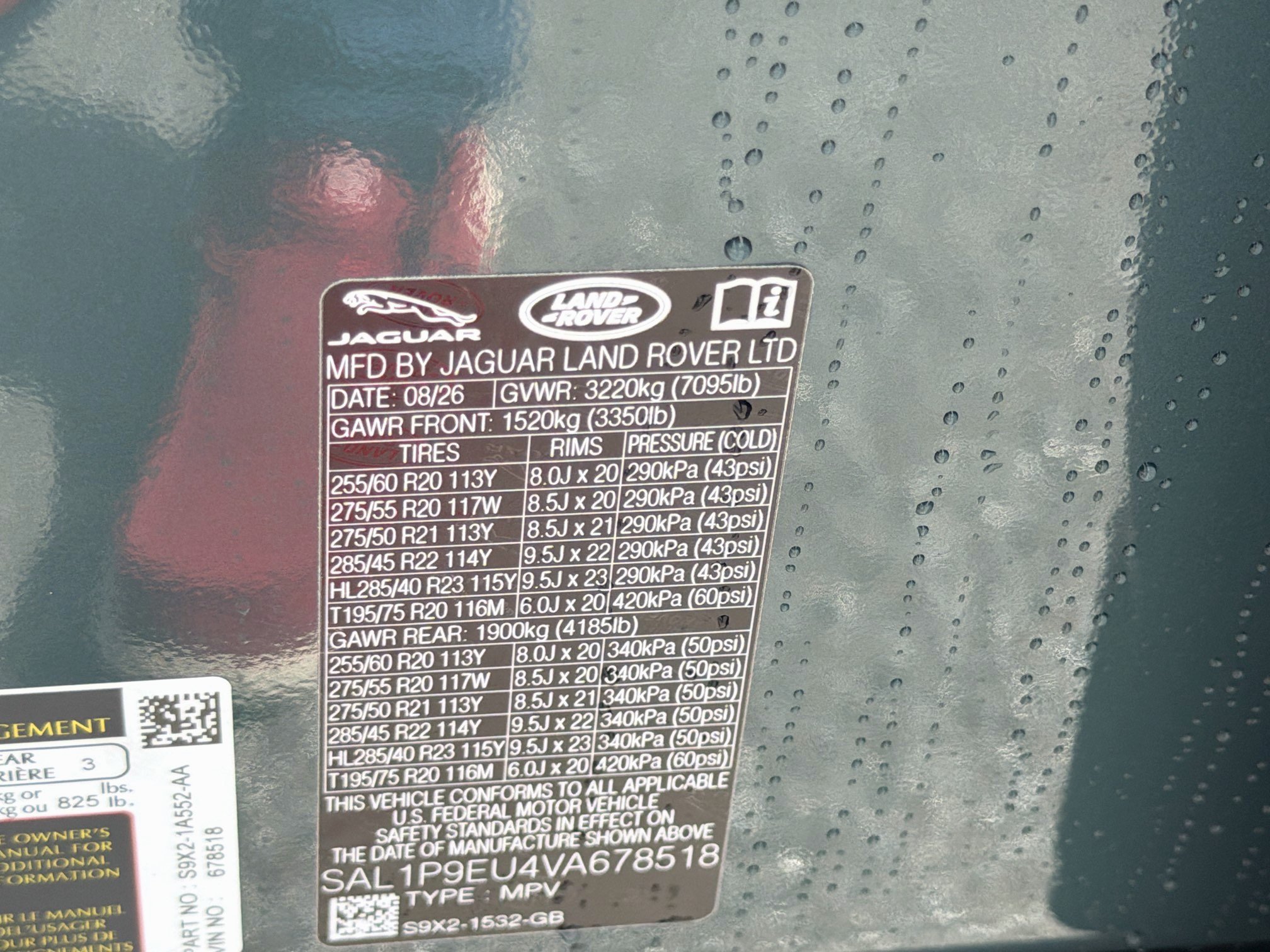 New 2027 Land Rover Range Rover Sport SE AWD/4WD image 44