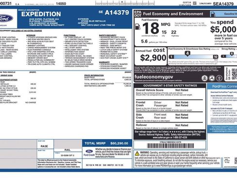 Used 2025 Ford Expedition Platinum w/ Driver's Package image 4