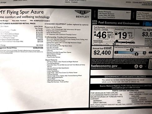 New 2026 Bentley Flying Spur Plug-In Hybrid image 41