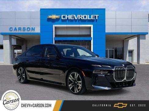 Used 2023 BMW 740i w/ Parking Assistance Package RWD image 1