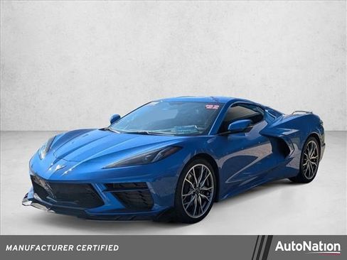 Certified 2022 Chevrolet Corvette Stingray Preferred Cpe w/ Chrome Exterior Badge Package image 1