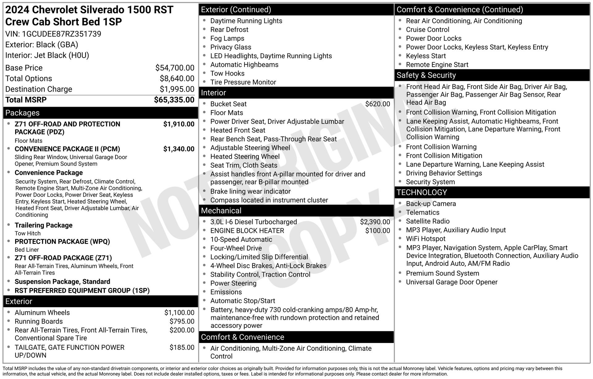 Used 2024 Chevrolet Silverado 1500 RST AWD/4WD image 3