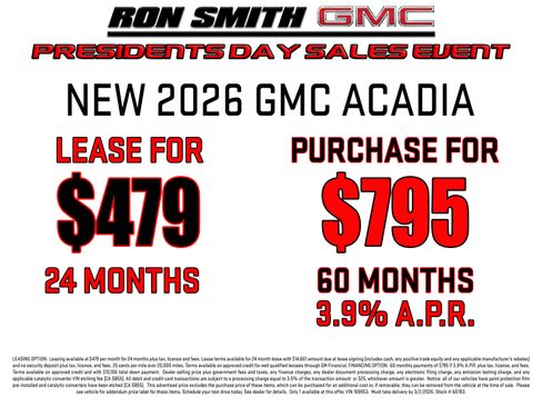 New 2026 GMC Acadia Elevation w/ Black Edition image 3