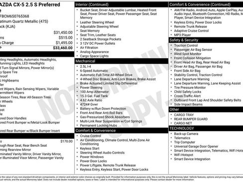 New 2025 MAZDA CX-5 AWD 2.5 S w/ Preferred Package image 4
