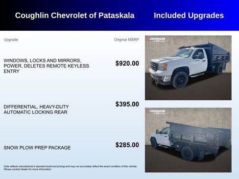 Used 2013 GMC Sierra 3500 W/T w/ Snow Plow Prep Package image 3