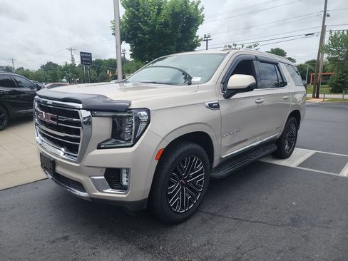 Certified 2021 GMC Yukon SLT w/ SLT Luxury Plus Package RWD image 4