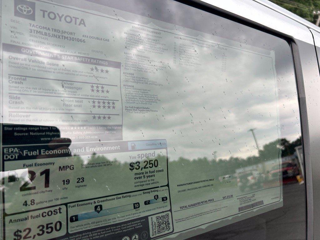 New 2026 Toyota Tacoma TRD Sport AWD/4WD image 30