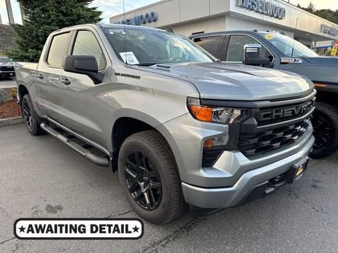 Certified 2025 Chevrolet Silverado 1500 Custom w/ Rally Edition AWD/4WD image 1