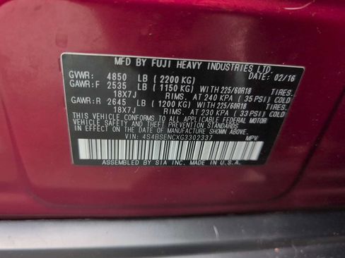 Used 2016 Subaru Outback 3.6R Limited AWD/4WD image 34