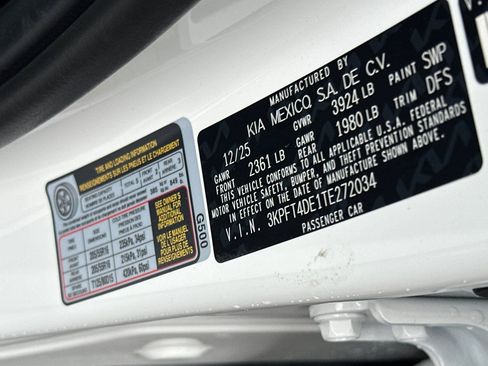 New 2026 Kia K4 LXS image 20