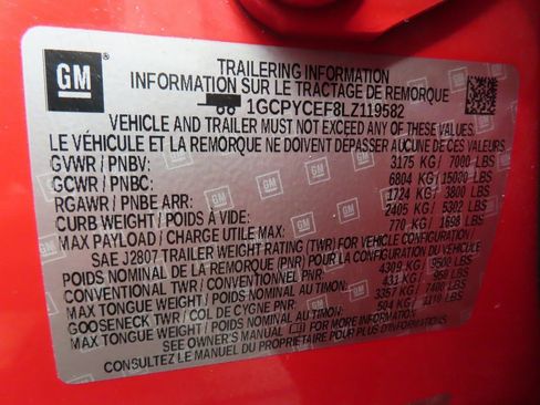 Used 2020 Chevrolet Silverado 1500 Custom Trail Boss image 60