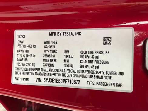 Used 2023 Tesla Model 3 Long Range AWD/4WD image 22