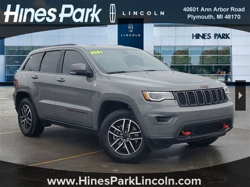 Used 2021 Jeep Grand Cherokee Trailhawk w/ Premium Lighting Group image 1