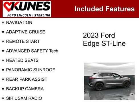 Certified 2023 Ford Edge ST-Line AWD/4WD image 2