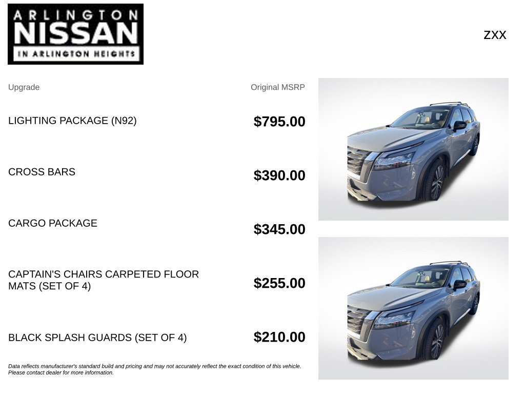 Used 2022 Nissan Pathfinder Platinum w/ Lighting Package (N92) AWD/4WD image 4