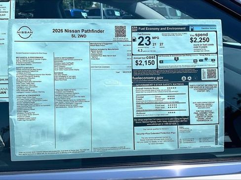 New 2026 Nissan Pathfinder SL FWD image 14
