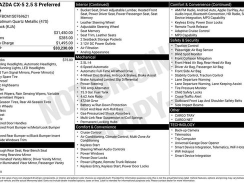 New 2025 MAZDA CX-5 AWD 2.5 S w/ Preferred Package image 6