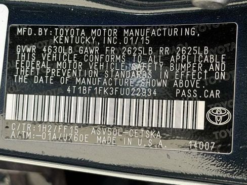 Used 2015 Toyota Camry SE image 20