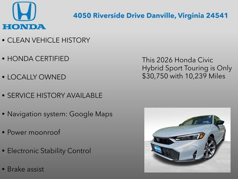 Certified 2026 Honda Civic Sport Touring image 7