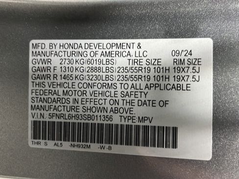 Used 2025 Honda Odyssey Elite image 28