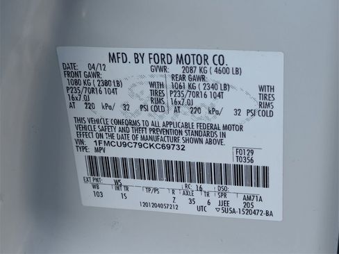 Used 2012 Ford Escape XLS image 26