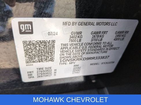 Used 2024 Chevrolet Tahoe RST w/ Luxury Package AWD/4WD image 35