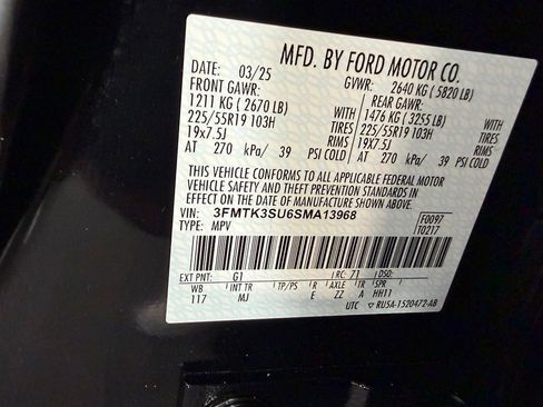 Used 2025 Ford Mustang Mach-E Premium w/ Interior Protection Package AWD/4WD image 44