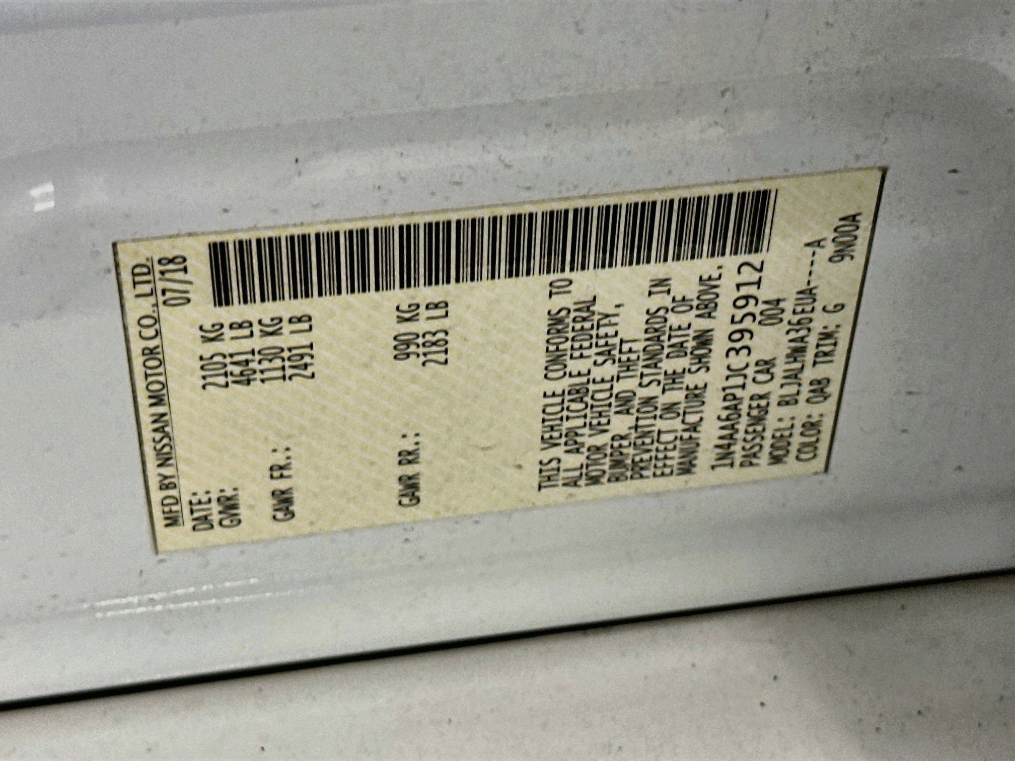 Used 2018 Nissan Maxima Platinum FWD image 12