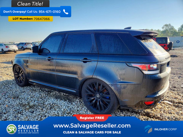 Used 2017 Land Rover Range Rover Sport SVR AWD/4WD image 3