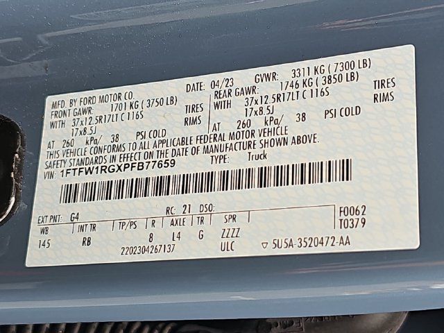 Used 2023 Ford F150 Raptor w/ Raptor 37 Performance Package AWD/4WD image 36